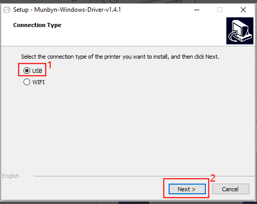 How to install MUNBYN label printer driver on windows system? 
