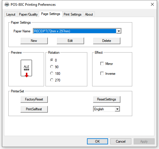 How to customize the paper's specifications? – MUNBYN Help Center